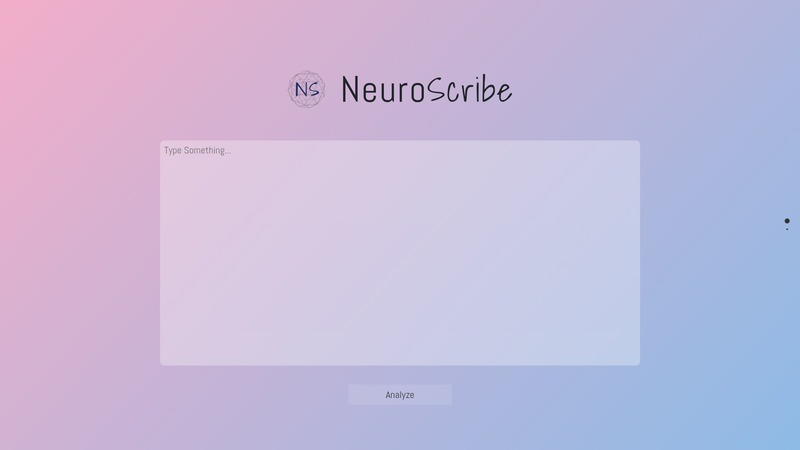 NeuroScribe – screenshot 1