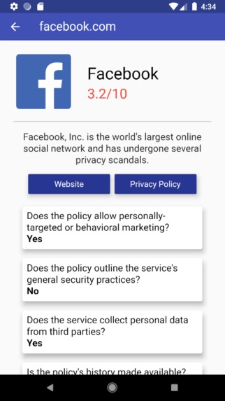 Privacypedia – screenshot 3