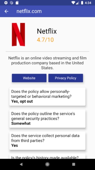 Privacypedia – screenshot 4