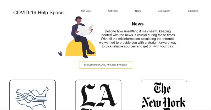 COVID-19 Help Space – screenshot 3