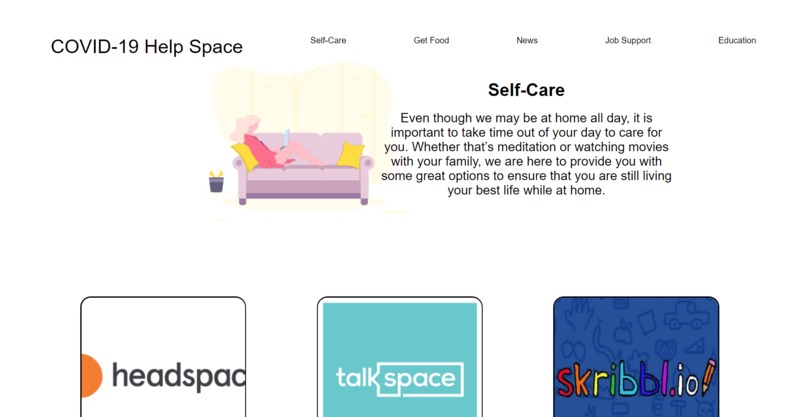 COVID-19 Help Space – screenshot 4