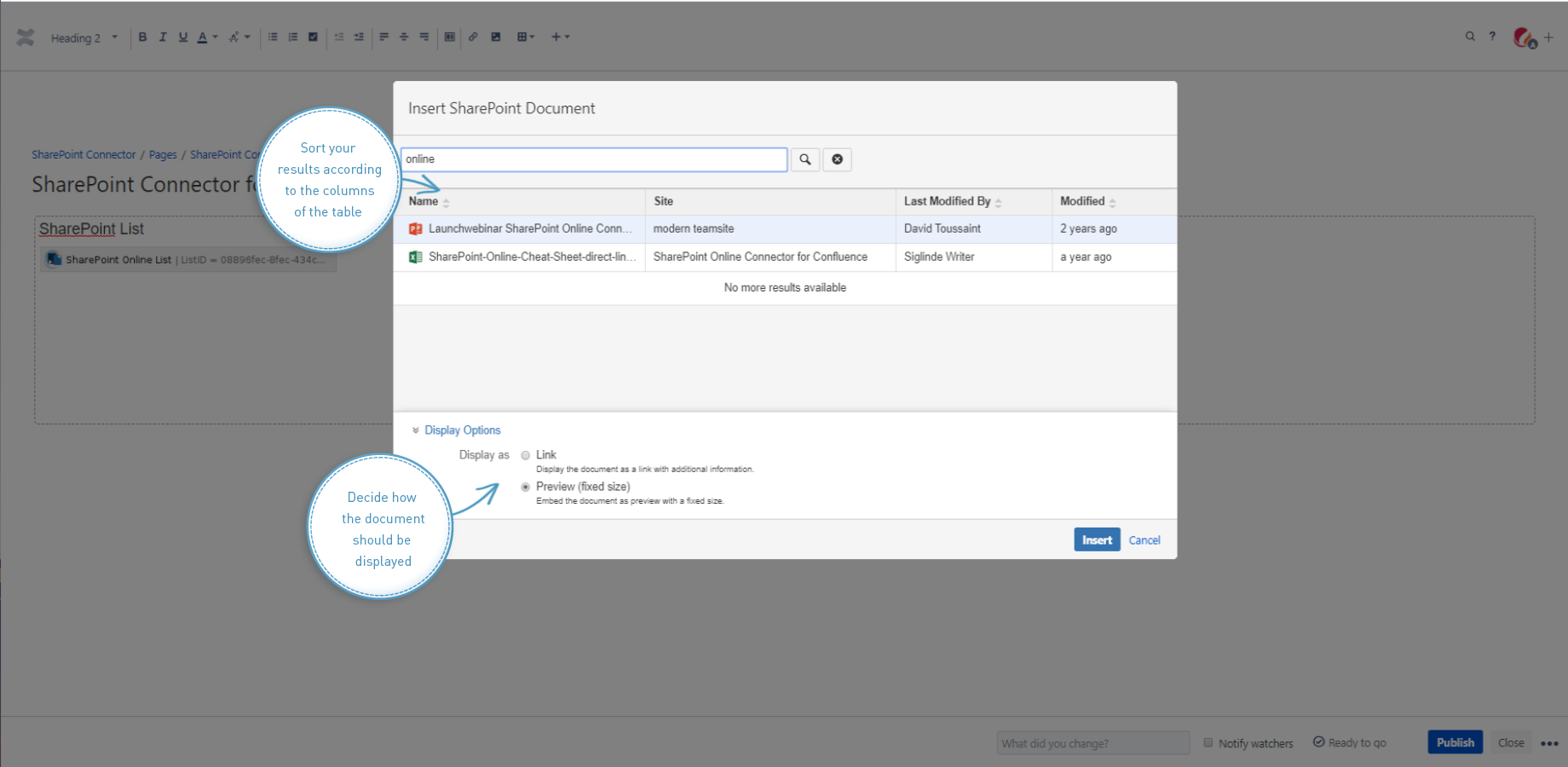 SharePoint Connector for Confluence Cloud Devpost