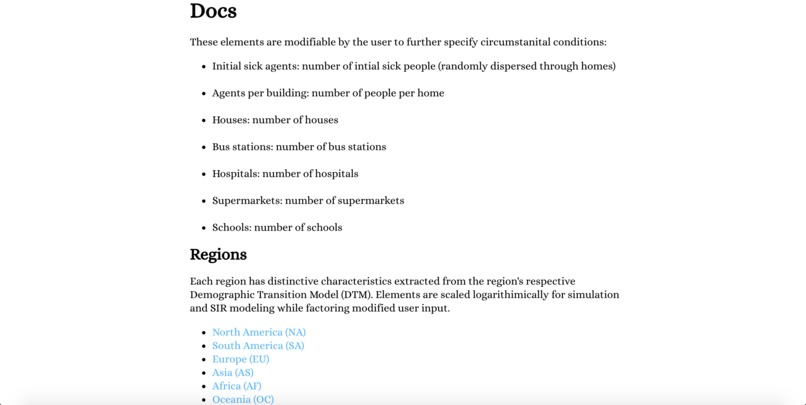 CoronaSim – screenshot 3