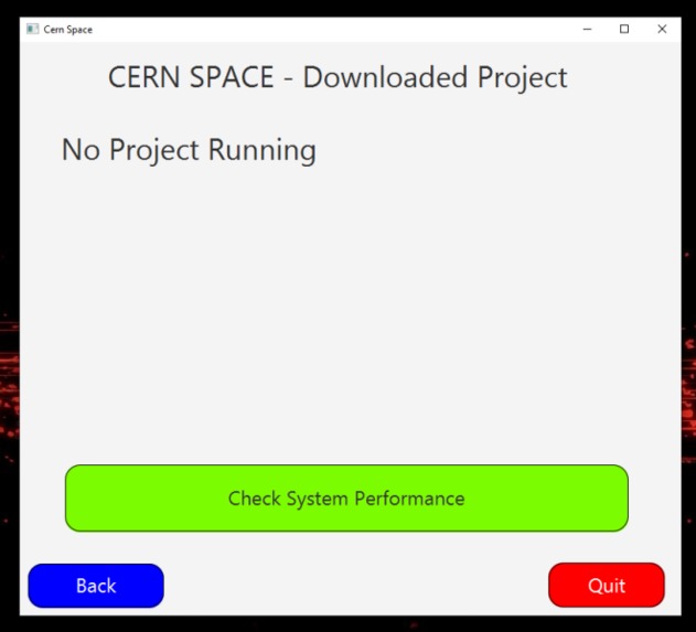 CernSpace – screenshot 1