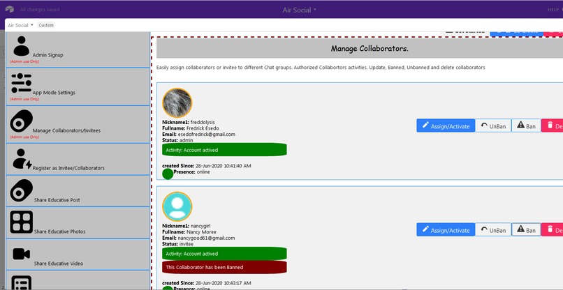 Air Social  – screenshot 6