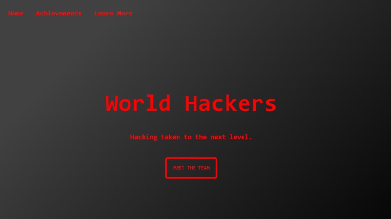 World Hackers Website – screenshot 2