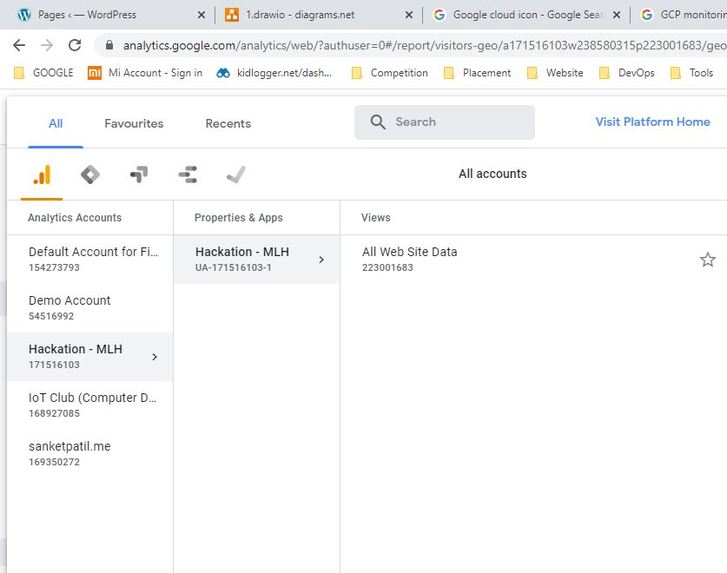Web designing & hosting using Google Cloud +Google Analysis – screenshot 3
