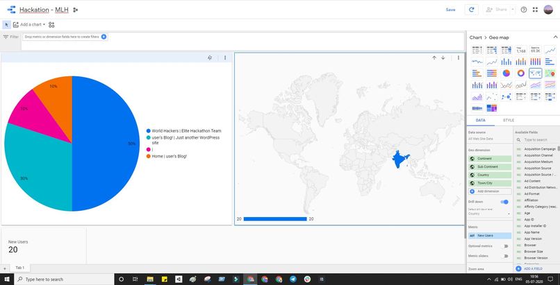 Web designing & hosting using Google Cloud +Google Analysis – screenshot 4