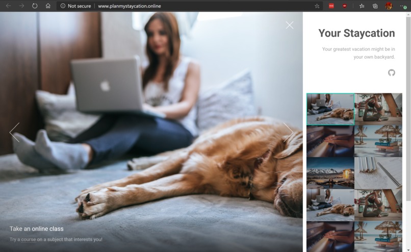 Plan My Staycation – screenshot 1