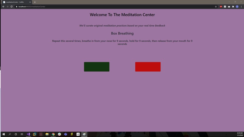 CalMe – screenshot 2