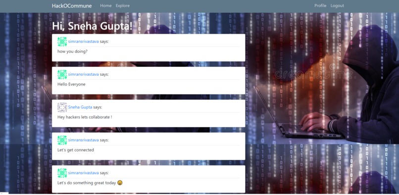HackOCommune – screenshot 1