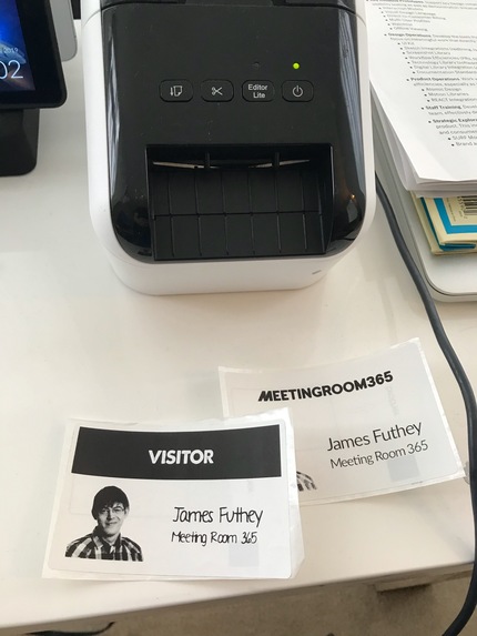 Badge Printing Block for Visitor Sign-in Kiosk – screenshot 3