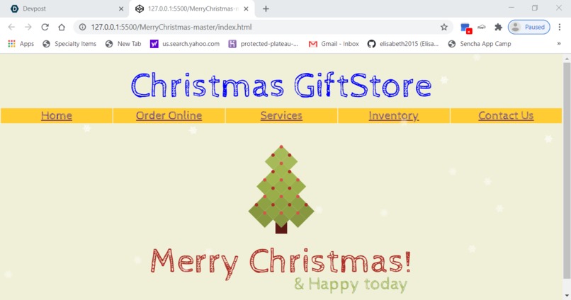 MerryChristmas-master – screenshot 1
