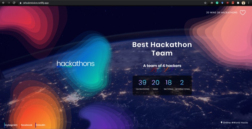 WH Submission – screenshot 2