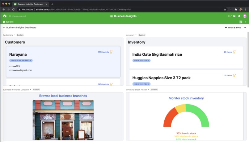 Business Insights – screenshot 1