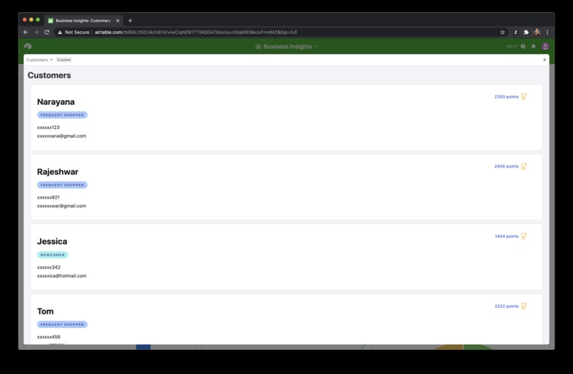 Business Insights – screenshot 3