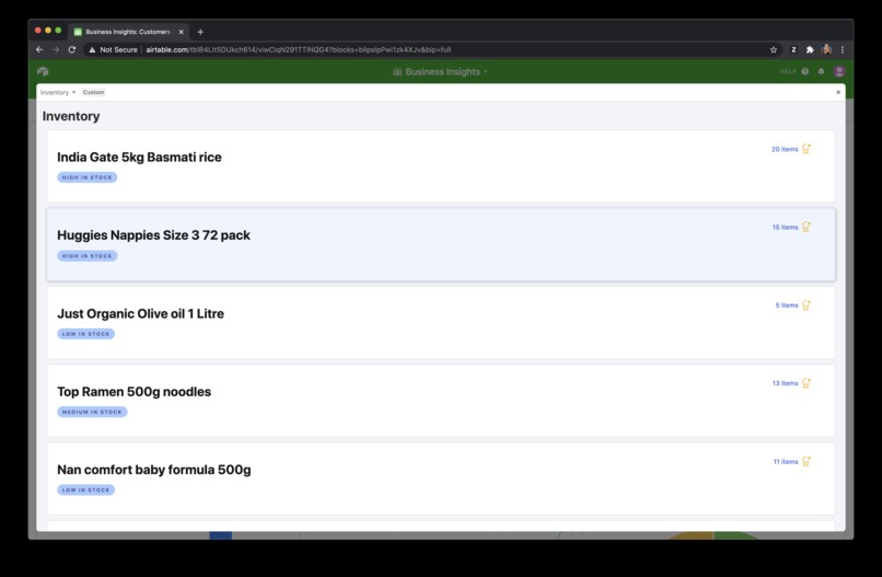 Business Insights – screenshot 5