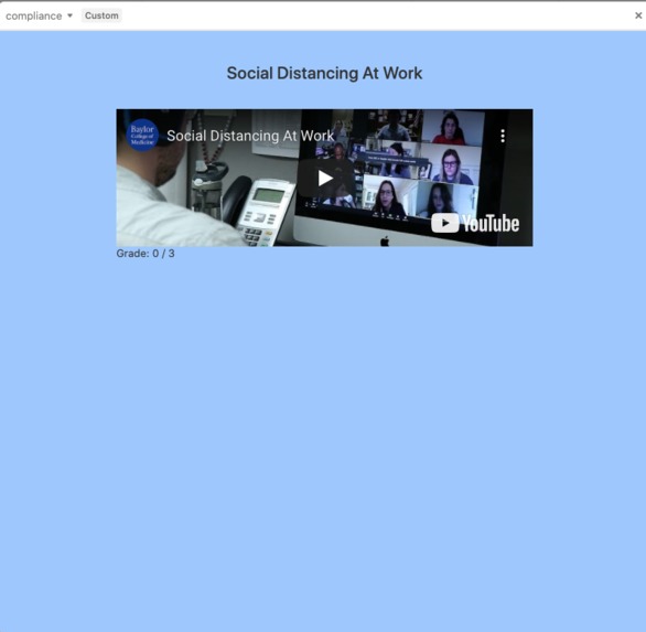 Compliant – screenshot 2