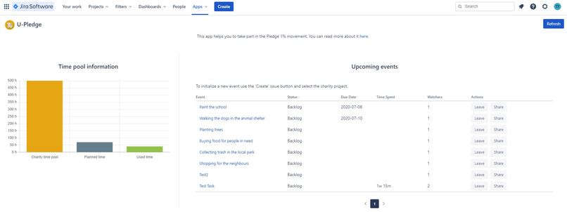 U-Pledge – screenshot 2