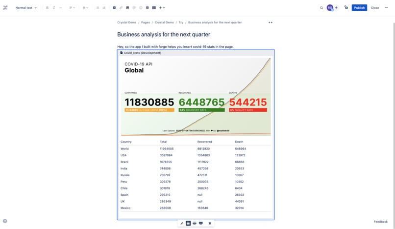 Covid Stats – screenshot 1