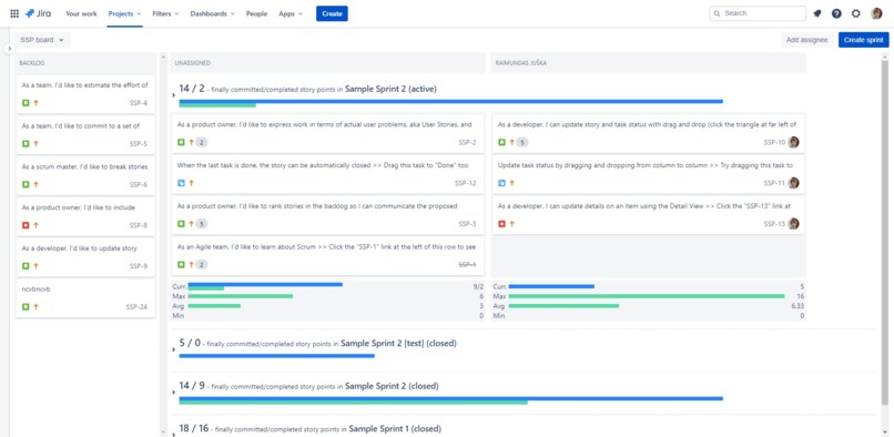 Velocity Sprint Planning & Tracking – screenshot 3