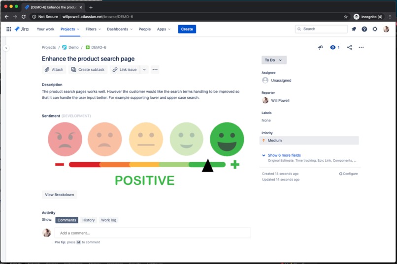 Sentiment Analysis - understand emotion and sentiment – screenshot 1
