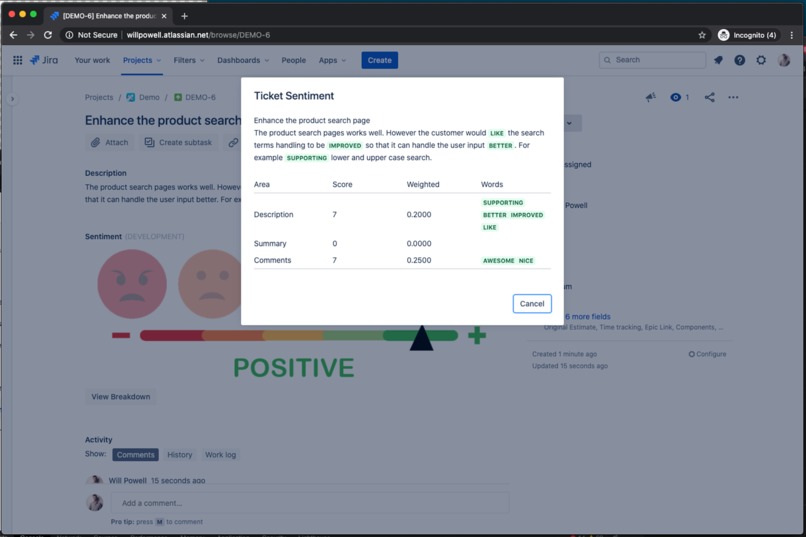 Sentiment Analysis - understand emotion and sentiment – screenshot 2