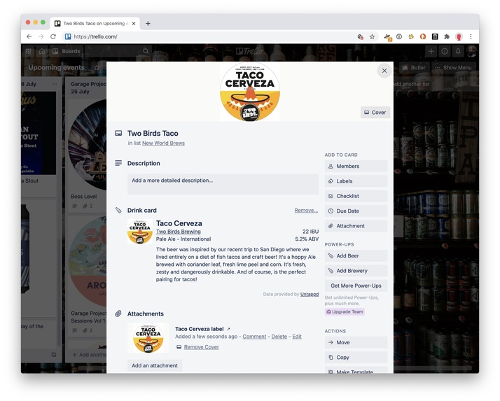 Drink Card PowerUp – screenshot 2