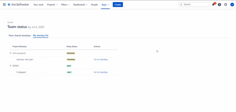 Regos Team Status for Jira Cloud – screenshot 9