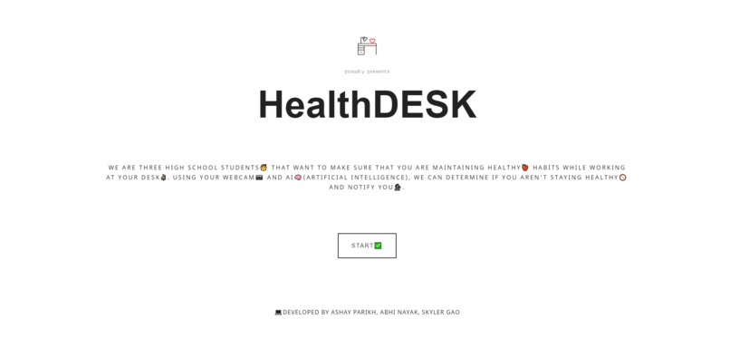 HealthDESK – screenshot 1