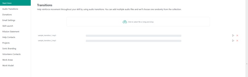 Voicesto Non-Profit Alexa Skill Template and Builder – screenshot 2