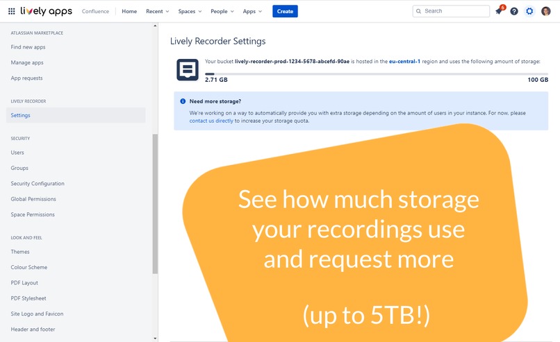 Lively Recorder for Confluence – screenshot 5