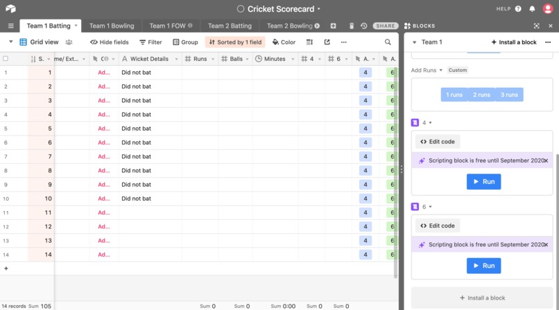 Cricket Scorecard – screenshot 1