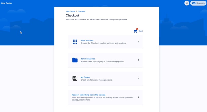 Checkout - Procurement for Jira Service Desk – screenshot 1