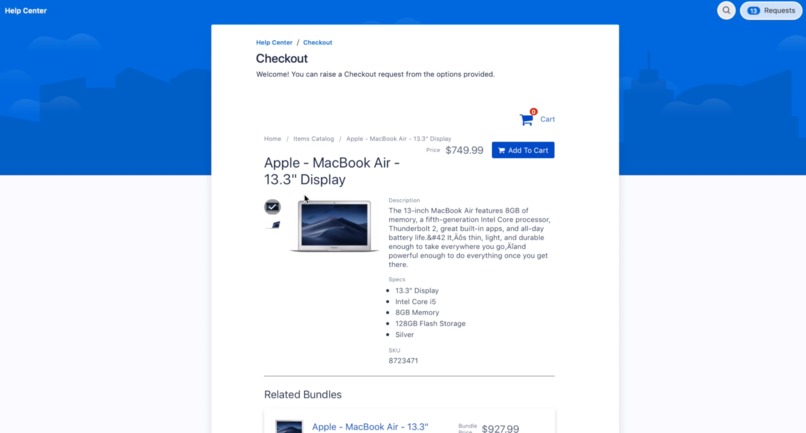 Checkout - Procurement for Jira Service Desk – screenshot 3