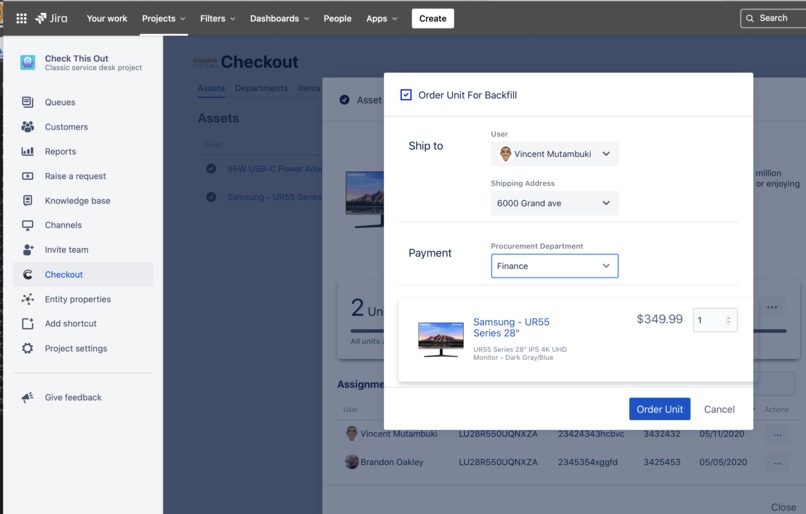 Checkout - Procurement for Jira Service Desk – screenshot 14