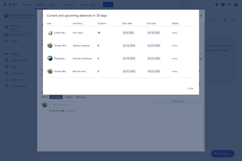 Absence Tracker – screenshot 3