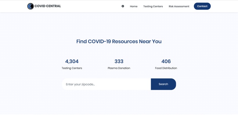 COVID Central – screenshot 2