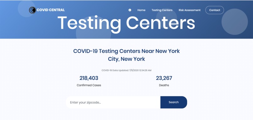 COVID Central – screenshot 3