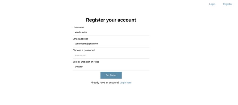 Argue.Me – screenshot 2