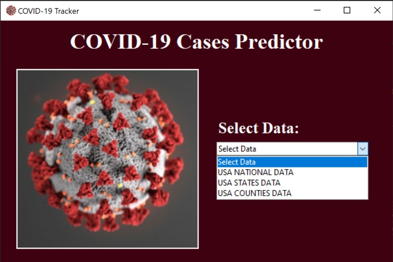 COVID-19 Cases Predictor – screenshot 1