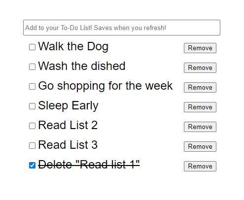 Flask To-Do List – screenshot 1