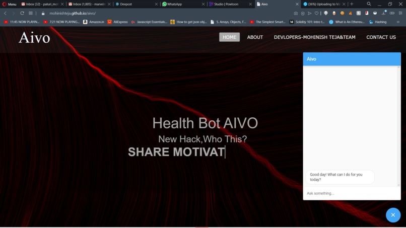       Aivo-Health Bot – screenshot 1