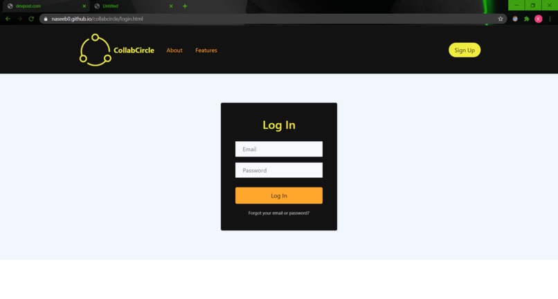 CollabCircle – screenshot 1
