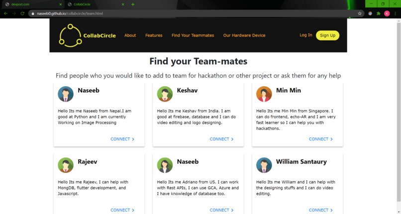 CollabCircle – screenshot 2