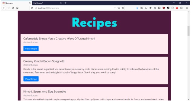 nomnom – screenshot 1