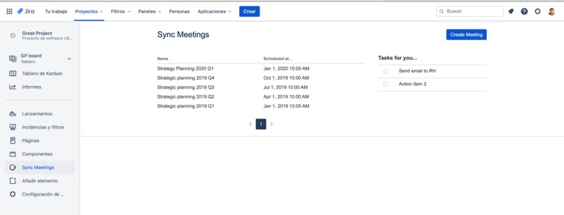 Meetings and Decisions Addon – screenshot 2
