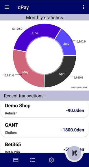 qPay – screenshot 1