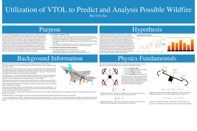 Machine Learning-Utilizing VTOL for Wildfire – screenshot 1
