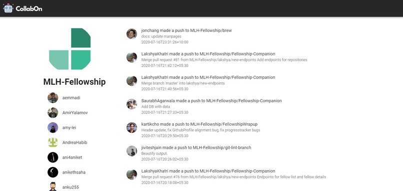 CollabOn – screenshot 1